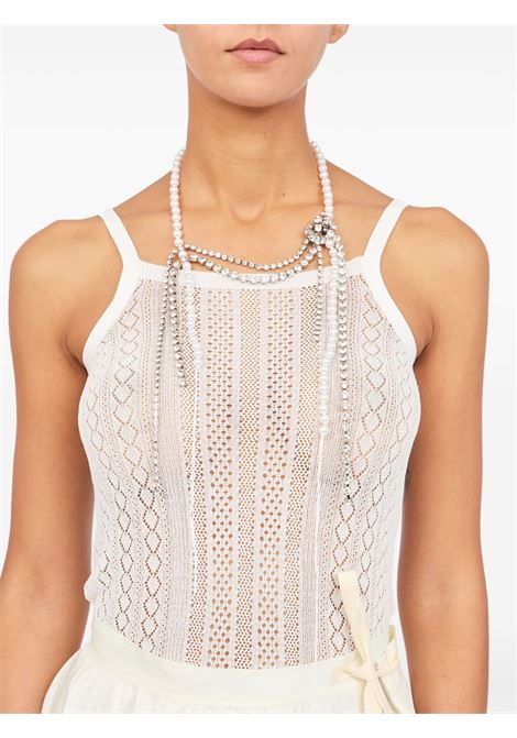 Collana con cristalli in color argento MM6 Maison Margiela - donna MM6 MAISON MARGIELA | SM7UU0082P7352971